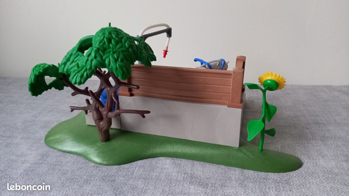 Pièce Détachée Playmobil : Feuillage Pour Box De Lavage De Chevaux (modèle 4193)