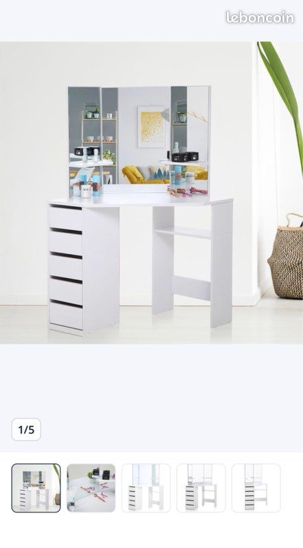 Coiffeuse avec miroir (image 2)