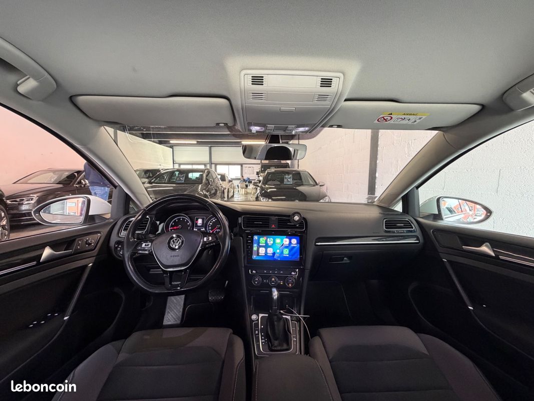 Volkswagen Golf VII Berline Carat BMT DSG CAMERA/CARPLAY/RADARS AV&ARR/ACCÈS ET DÉMARRAGE SANS CLÉ (image 2)