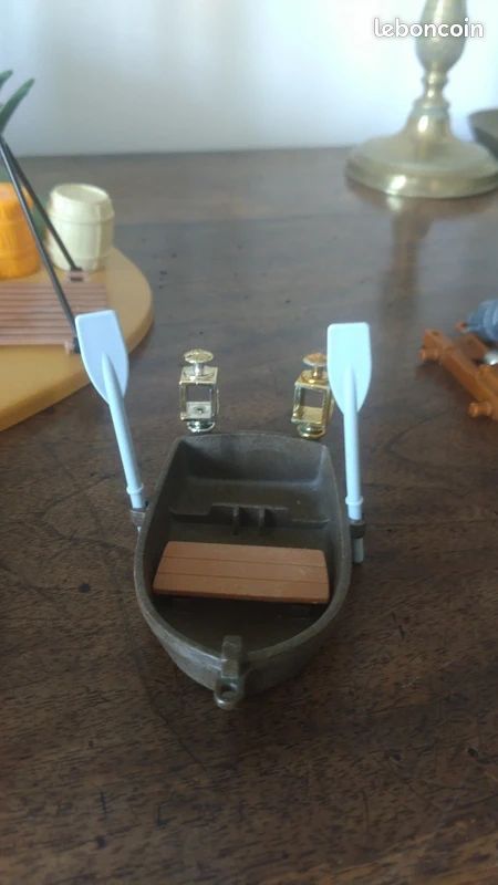 Playmobil vintage 1991 rare île des pirates XXL 3799 + radeau et accessoires divers (image 10)
