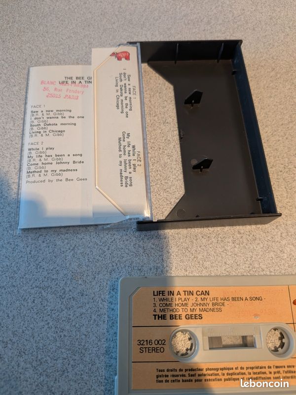 Cassette Audio Bee Gees – Life In A Tin Can (1973) – RSO Records Vintage (image 2)