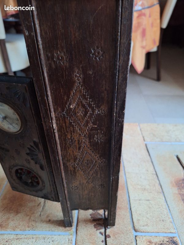 Petite Bonnetière Bretonne Miniature Avec Horloge - Vintage