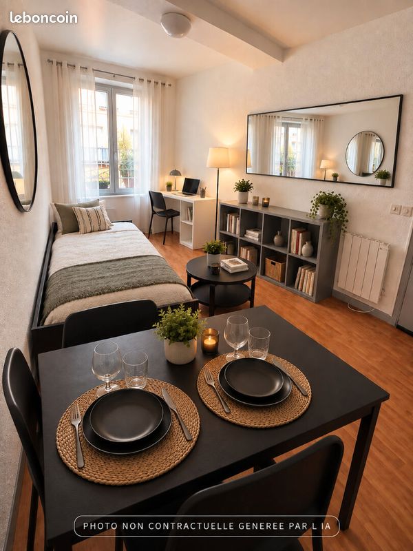 Appartement 1 pièce 22 m² · à Clermont-Ferrand · 22 m² · 410 €/mois