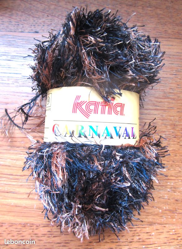 Lots de 10 pelotes de laine Katia Carnaval couleur multico 8417 (image 3)