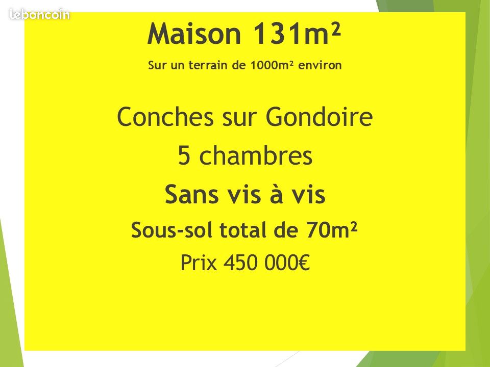 Maison 7 pièces 131 m² · à Conches-sur-Gondoire · 131 m² · 450 000 €