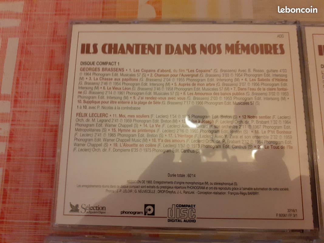 Coffret 5 cd chanson francaise (image 3)