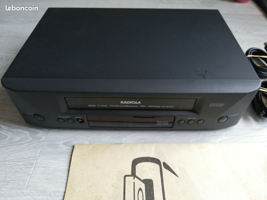 Magnétoscope VHS RADIOLA 1SB51 – Pour Pièces – Fabrication Française