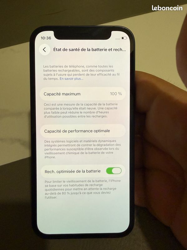 IPhone 12 Mini 64GB Noir Excellent État (image 7)