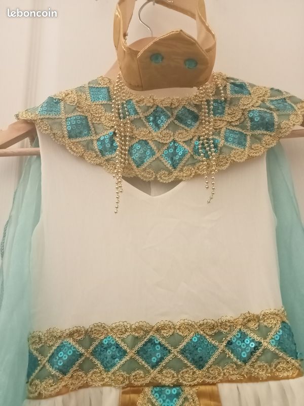 Déguisement robe Cléopâtre 6/8ans (image 2)