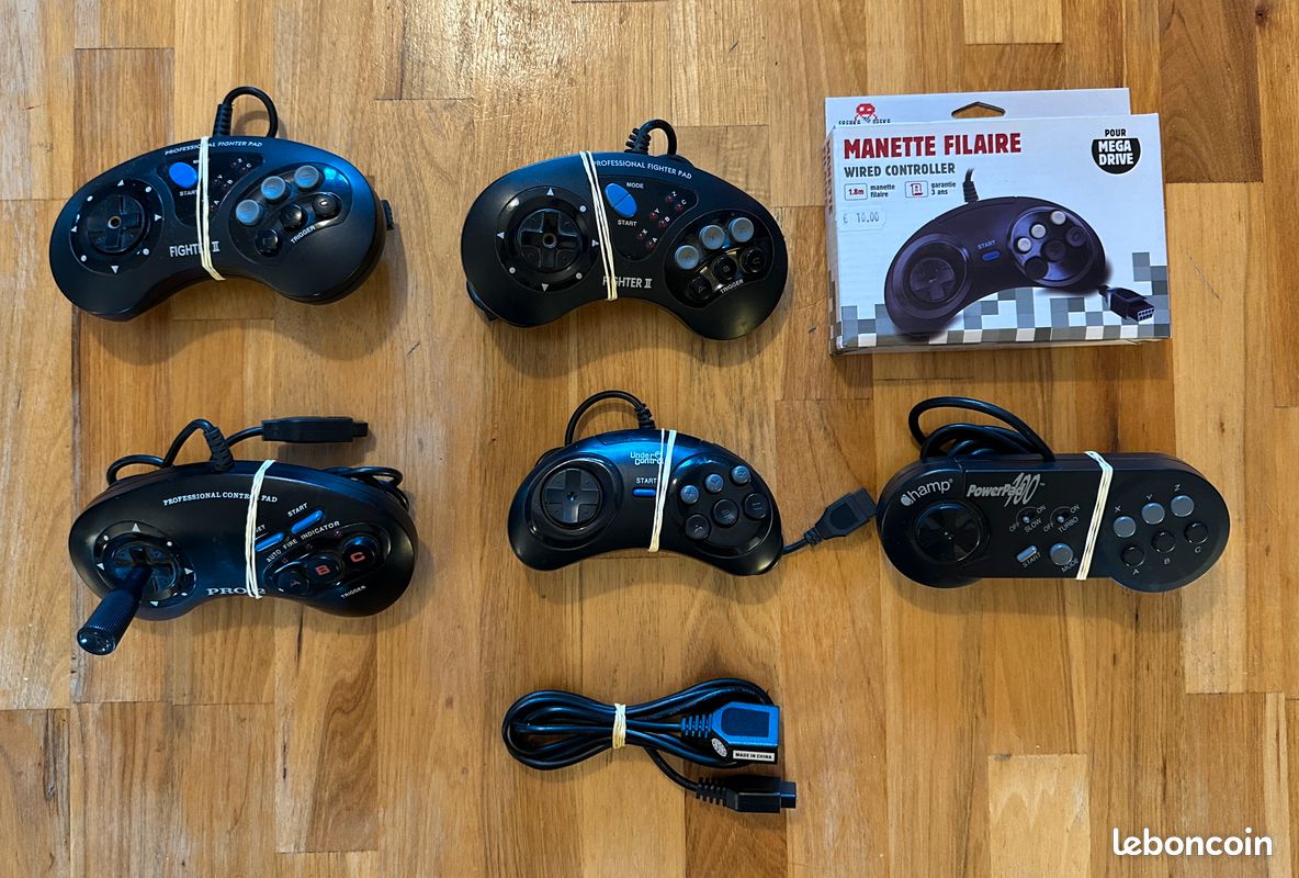 Master System & Mega Drive Avec Accessoires - Jeu Driver - Très Bon état - Atari