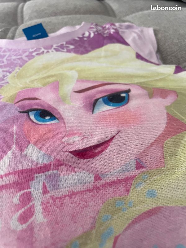 Tee shirt la reine des neiges 4 ans Disney (image 2)