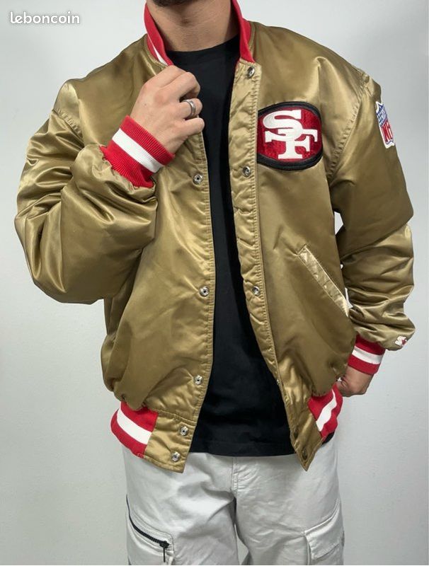 Veste Coupe-vent San Francisco 49ers - Reebok - Rouge - Taille 2XL - NFL
