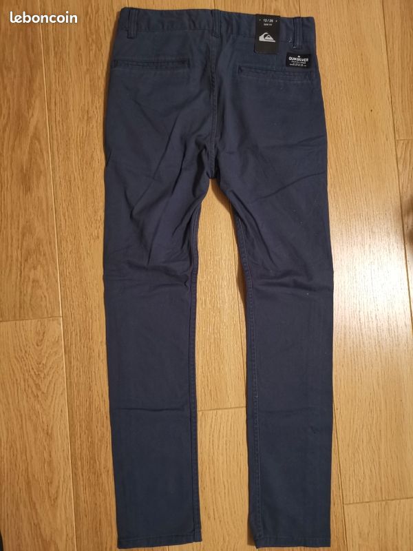 Pantalon garçon slim fit Quiksilver 12 ans neuf (image 3)