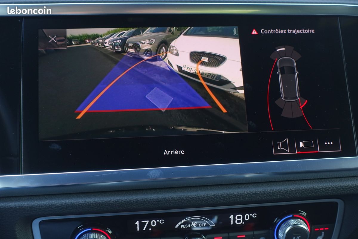 Q3 35 Tfsi S-Tronic 150ch Virtual cockpit/Cuir sport chauffant/Grd Gps Europe/Caméra/Régulateur/LED/1°Main/Garantie 12 mois (image 13)