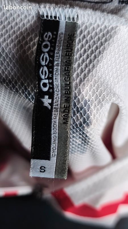 MAILLOT VÉLO RARE ASSOS ORIGINAL SUISSE VÉLO VÉLO MAILLOT