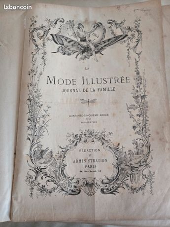 Revue Ancienne La Mode Illustrée N°41 - 9 Octobre 1904, édition Originale, Occasion