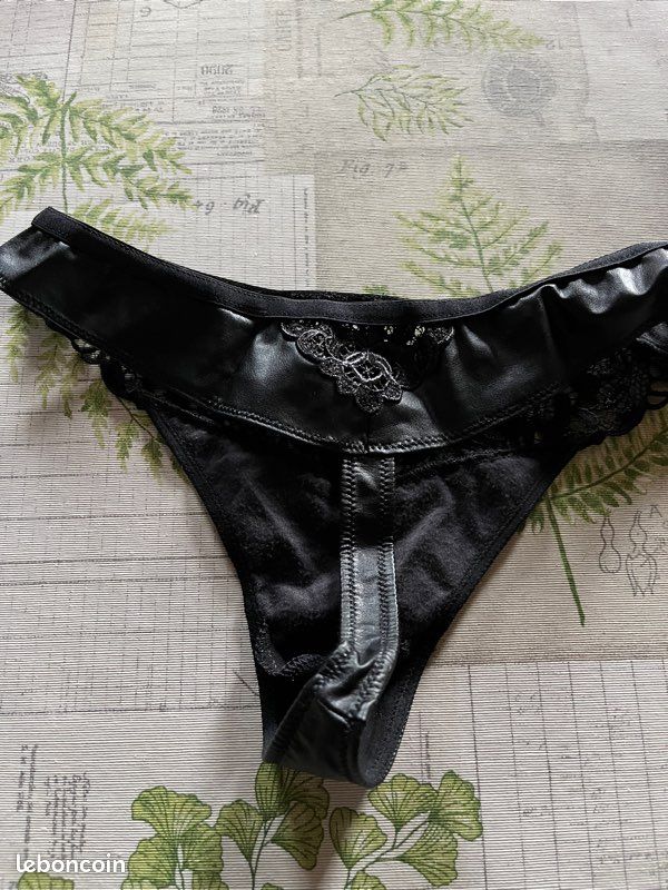 Ensemble noir Aubade Cuir de Rose 90B / 38 (image 7)
