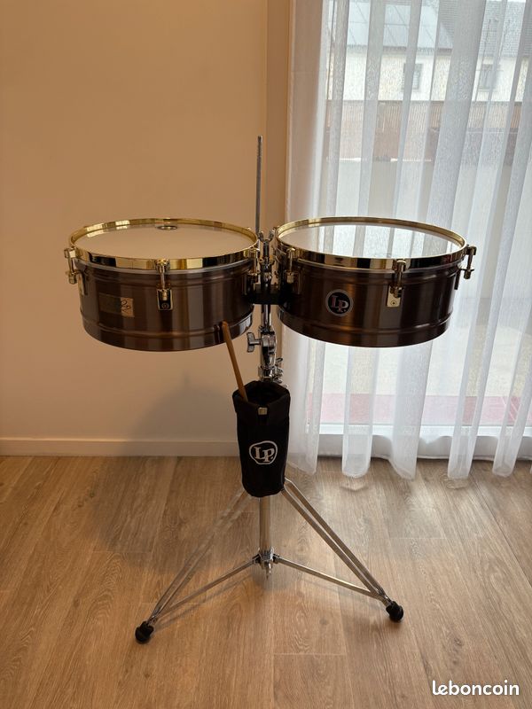 Pair timbales LP257KP signature Karl Perazzo 14/15 nylon (image 1)