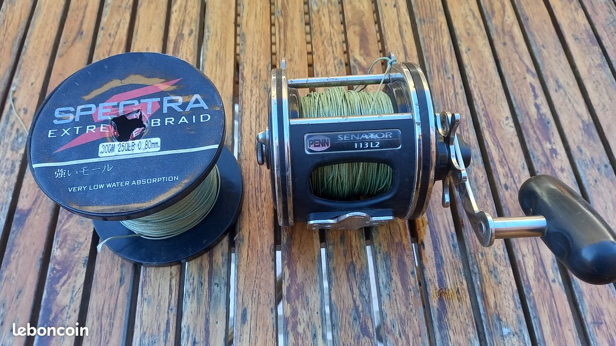 Moulinet De Pêche Vintage AL.&W Toronto - Squelette Ligne Cuivre - Bon état