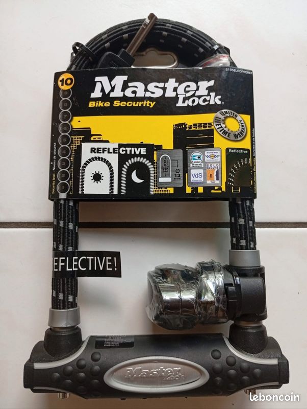 Antivol Vélo Master Lock 8152DASTWD 5ft Rose – Neuf