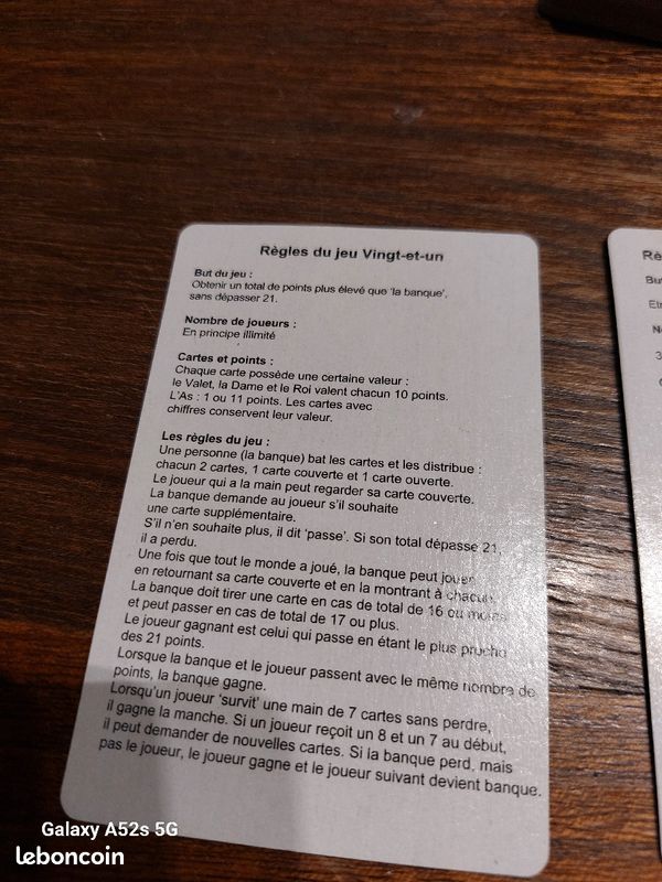 Jeux de 52 cartes ancienne mora macho (image 6)