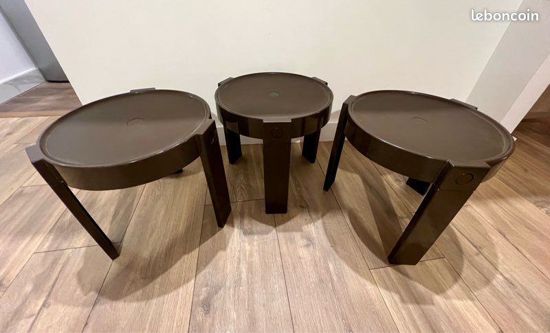 Lot de 5 tables prisunic Marc Held (image 5)
