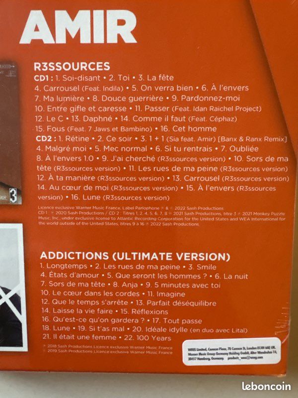 Album CD Amir (image 3)