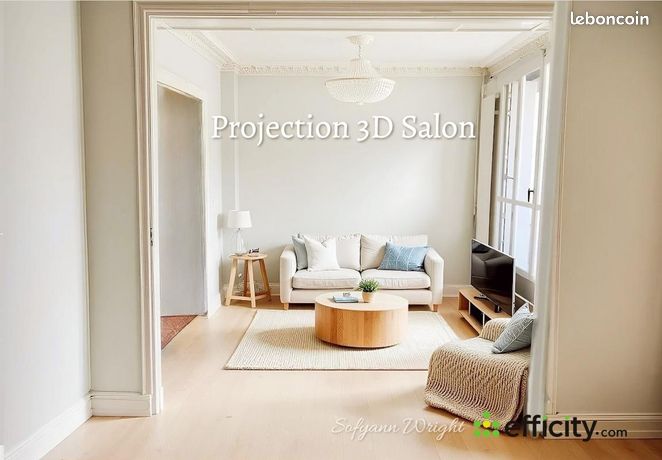 Appartement 3 pièces 56 m²