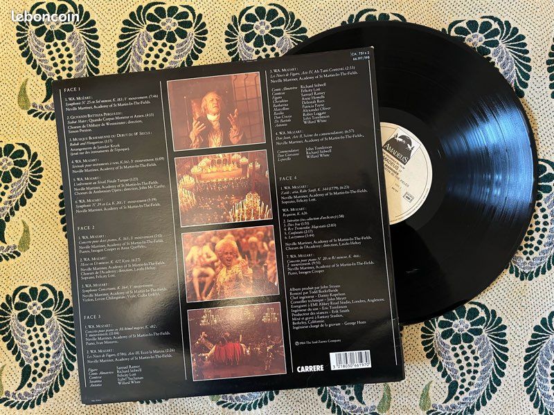 LP Vinyles 33T Amadeus B.O.F of Amadeus (Milos Forman) (image 3)