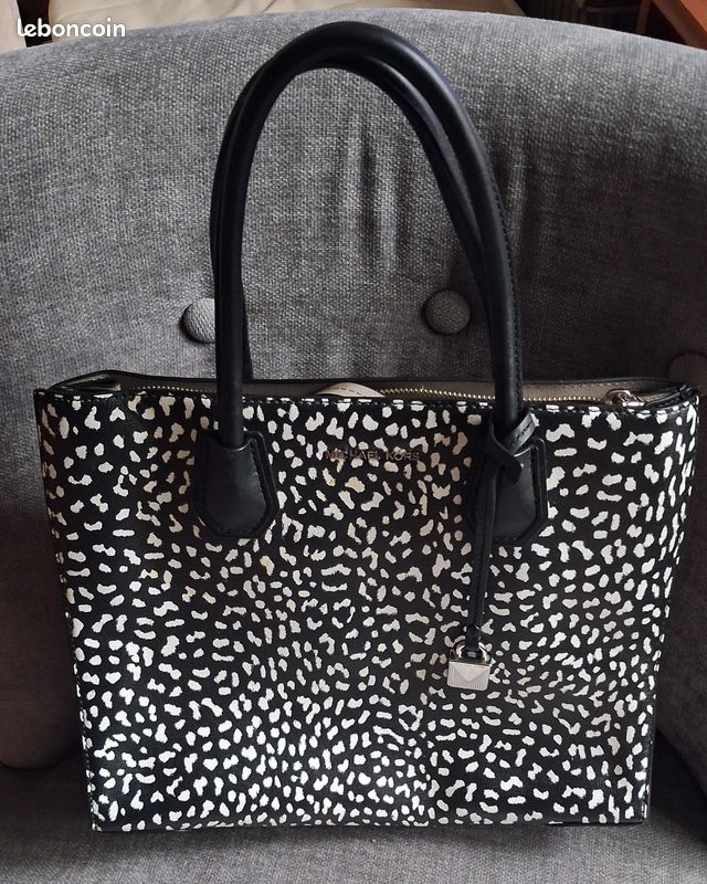Sac à Main Noir En Cuir Magnifique - Sans Marque, Largeur 25 Cm, Neuf Sans étiquette