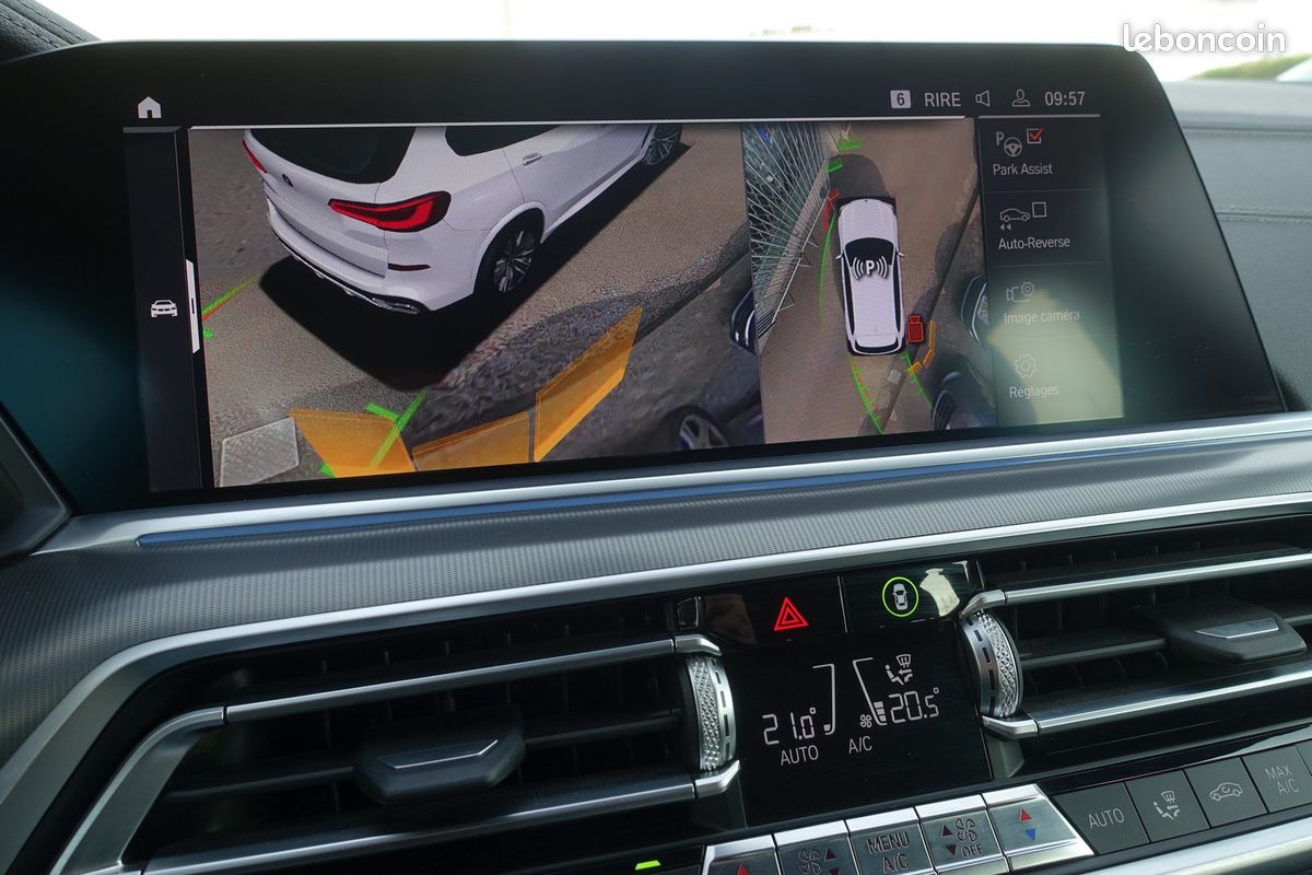 X5 X-Drive 3.0 45ea Pack M Hybride Rechargeable BVA 394ch Live Cockpit/Cuir sport/Grd Gps Europe/Caméra 3d/Carplay/Hayon électrique/LED/1*Main/Garantie 12 mois (image 12)