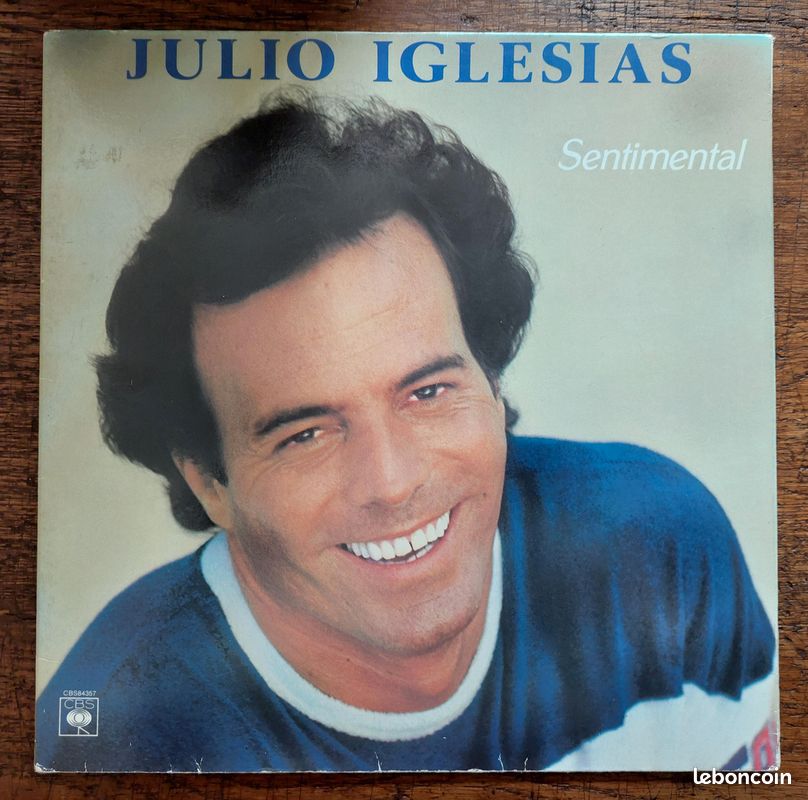 33 tours Julio Iglesias « Sentimental » (image 1)