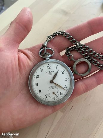MONTRE GOUSSET ACIER garantie fonctionne EUR 10,00 - FR