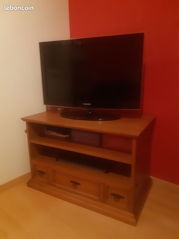 Meuble télé pin massif (image 3)