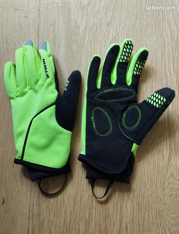 Gants de vélo BTwin Decathlon 8 ans (image 1)