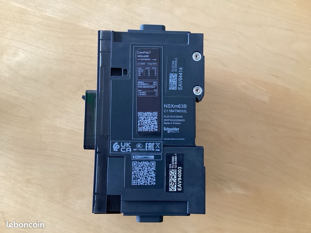 Disjoncteur TM-D 32A 4P4D 25kA borne EverLink SCHNEIDER (image 2)