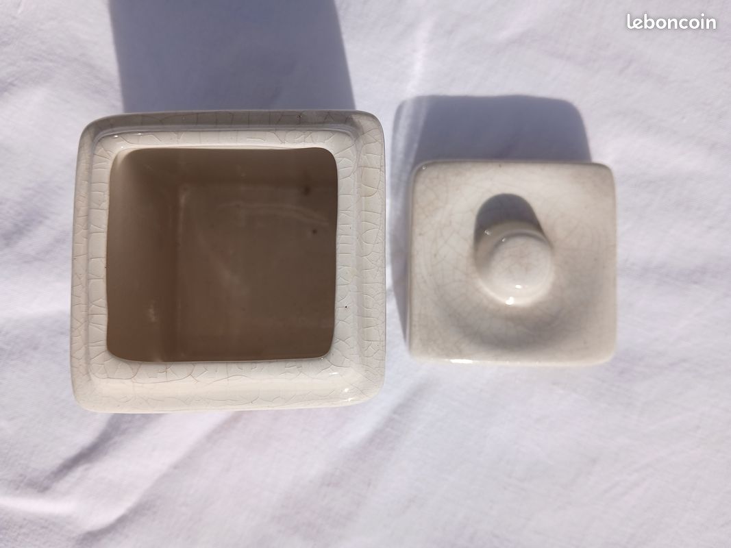 Ensemble de 6 pots à épices en céramique avec étagère support (image 8)
