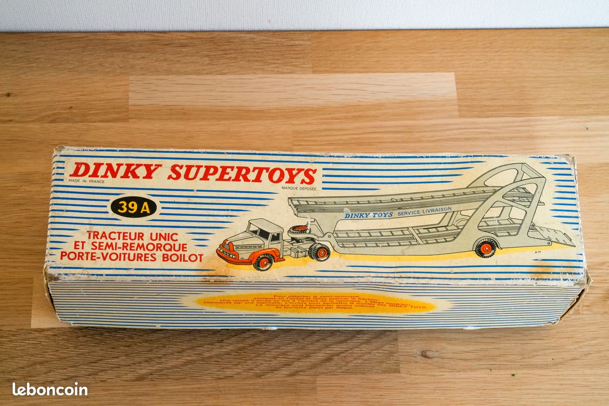 Camion Dinky Supertoys 39A Boilot Petolat - Transporteur ancien Meccano