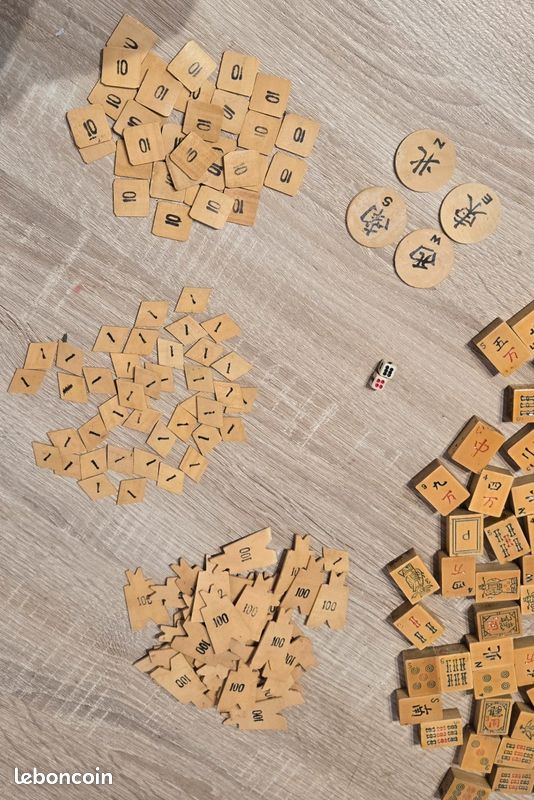 MAHJONG ancien en bambou - Collection
