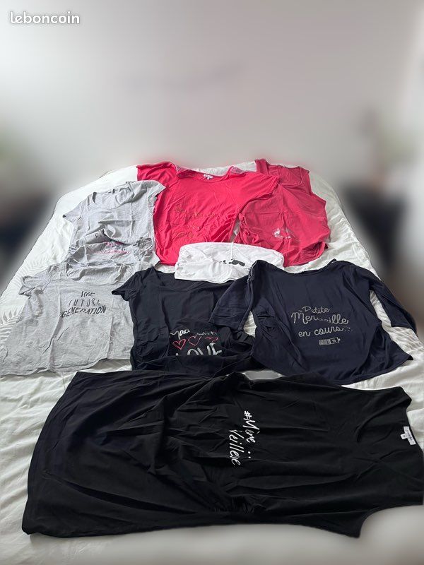 Lot vêtements femme enceinte S/M (image 1)