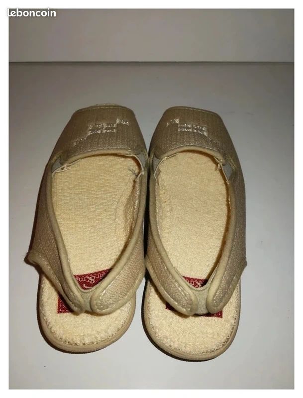 Pantoufles de confort Femme soir matin en éponge (P 36) Chaussures