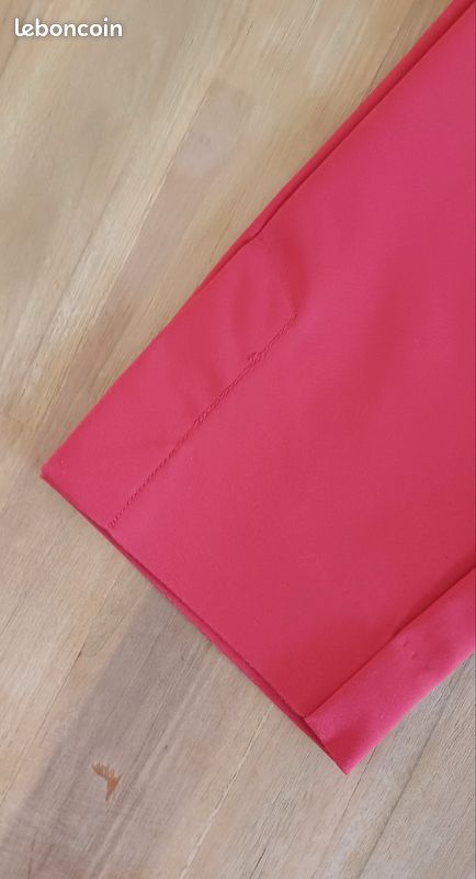 Pantalon femme chino rouge Mango 34 (image 6)