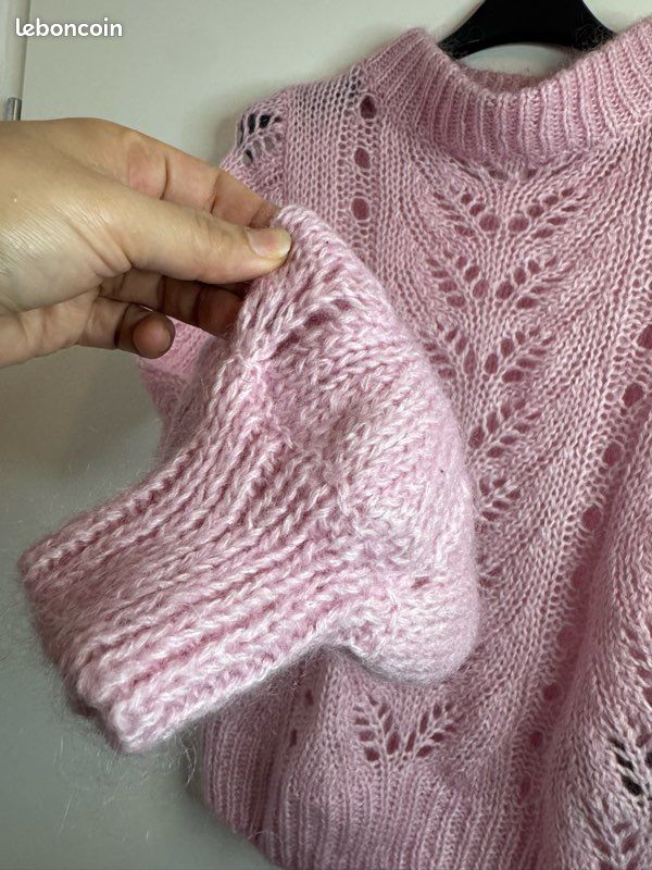 Pull Rose Vif H&M Taille 10 - 100% Coton - Neuf Avec Étiquettes - Coupe Regular