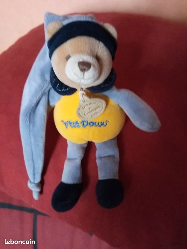 Ours p'tit doux 17 cm doudou et Compagnie (image 2)