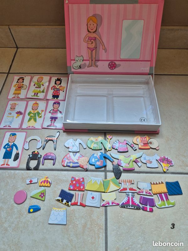 Lot de 8 jeux magnétiques / puzzle assemblage mémo créatif enfant fille garçon bébé jouet (image 6)
