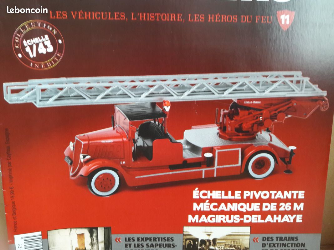 HELLER 80780 1:24TH Camion De Pompiers Delahaye Type 103 French Fire