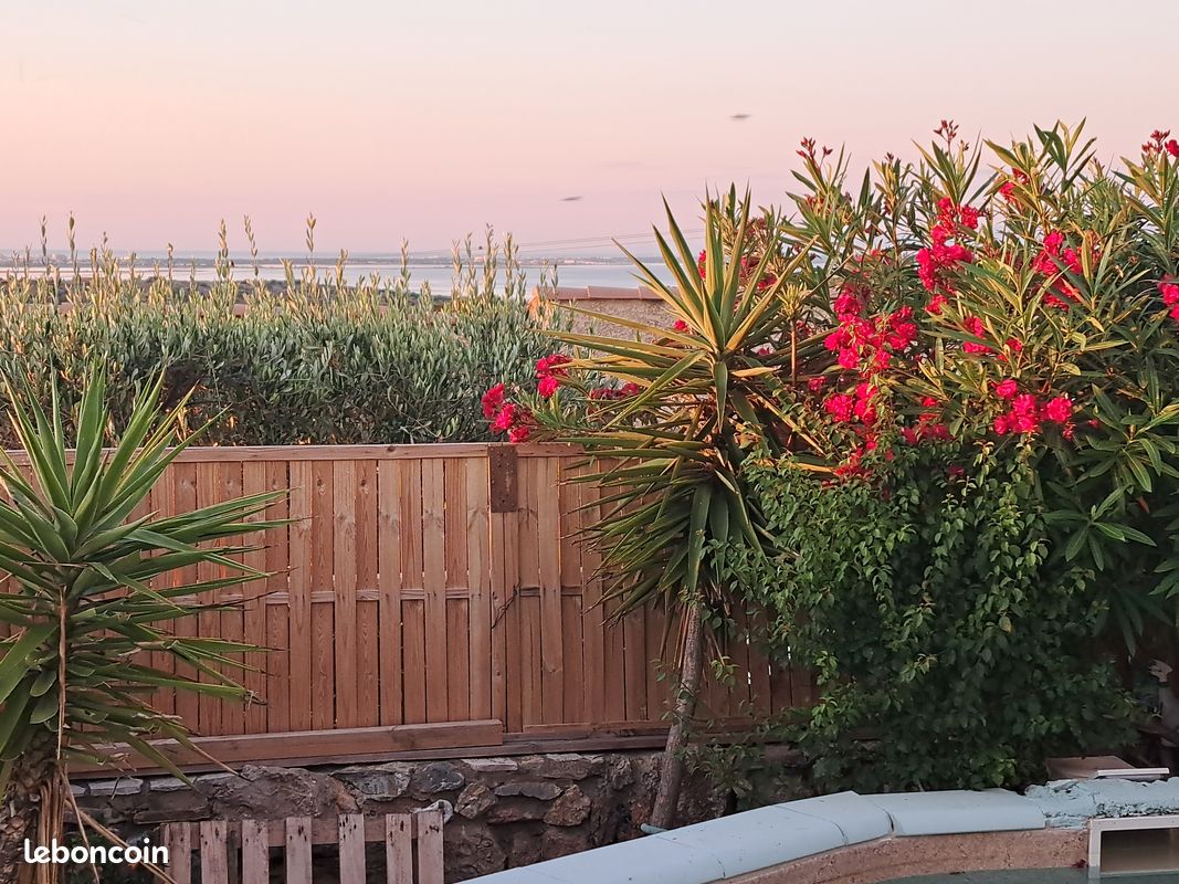Prix dernière Minute MOINS 15 % Loue villa avec piscine et vue mer et étang de Leucate (image 15)