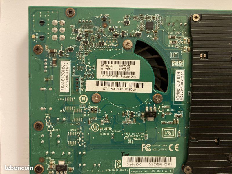 Carte Graphique Nvidia Quadro 4000 (image 3)