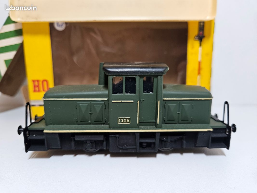 Fleischmann H0 4201 Diesellok Rangierlok Werkslok grün-gelb BR 1