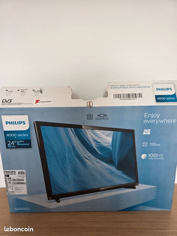 TV Philips 4000 series 24" HD led TV (image 1)